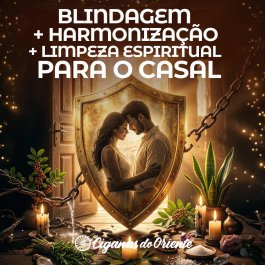 BLINDAGEM + HARMONIZA��O + LIMPEZA ESPIRITUAL PARA O CASAL