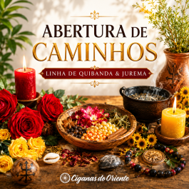 ABERTURA DE CAMINHOS  LINHA DE QUIBANDA & JUREMA